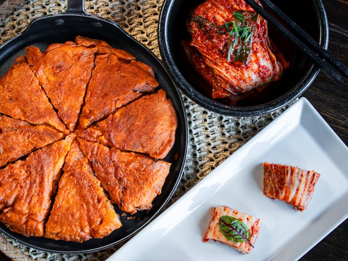 Kimchi and Korean side dishes