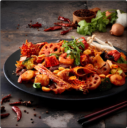 Malatang platter