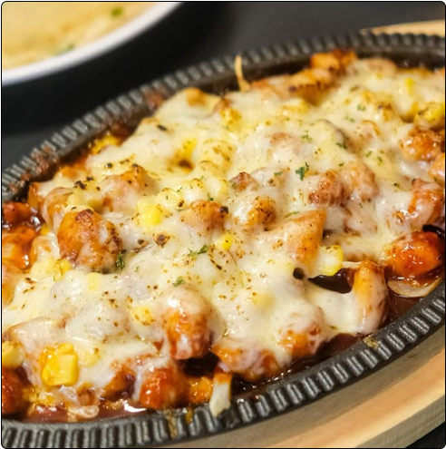 Cheesy hot plate
